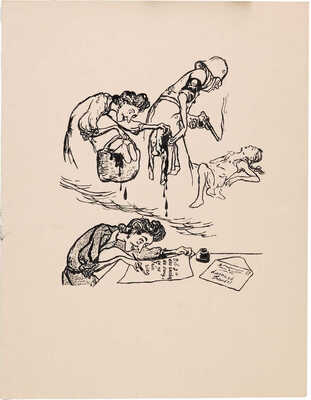 Кукрыниксы. Лот из 15 сатирических карикатур для газеты «Комсомольская правда» 